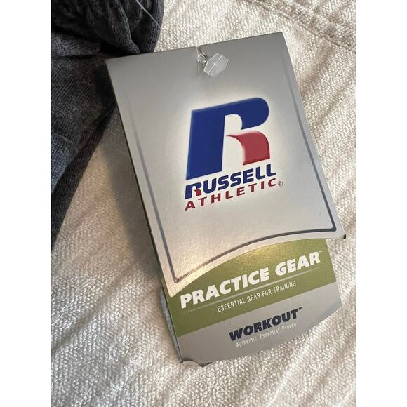 NWT Russell Athletic Gray Workout Shorts Exercise Activewear - XL - Picture 4 of 9